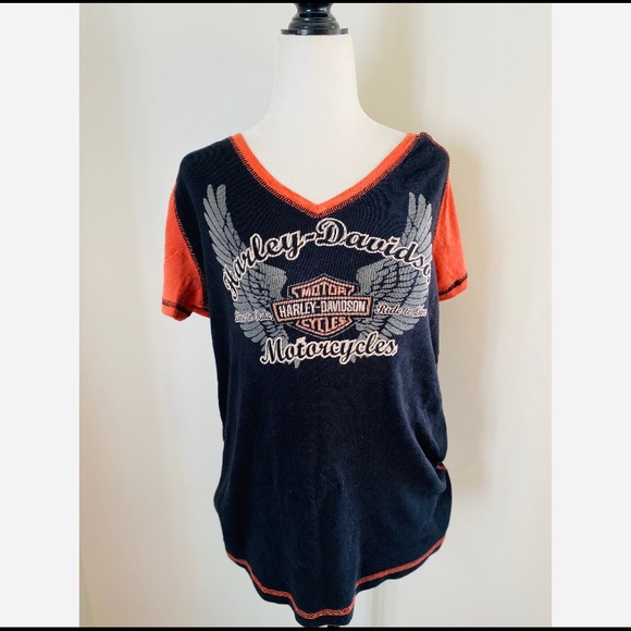Harley-Davidson Women’s T-Shirt Orange